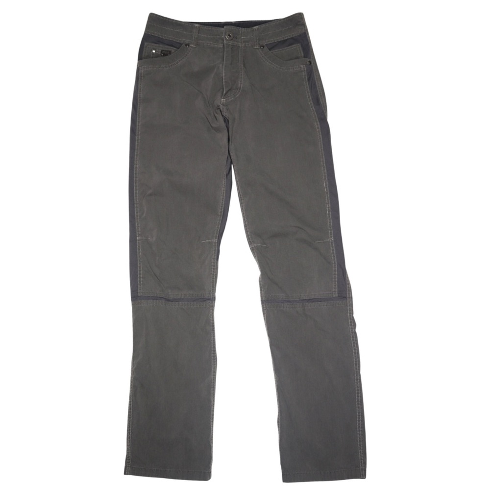 Kuhl Men's Cargo Pants in Charcoal Gray with Dark Side Panels